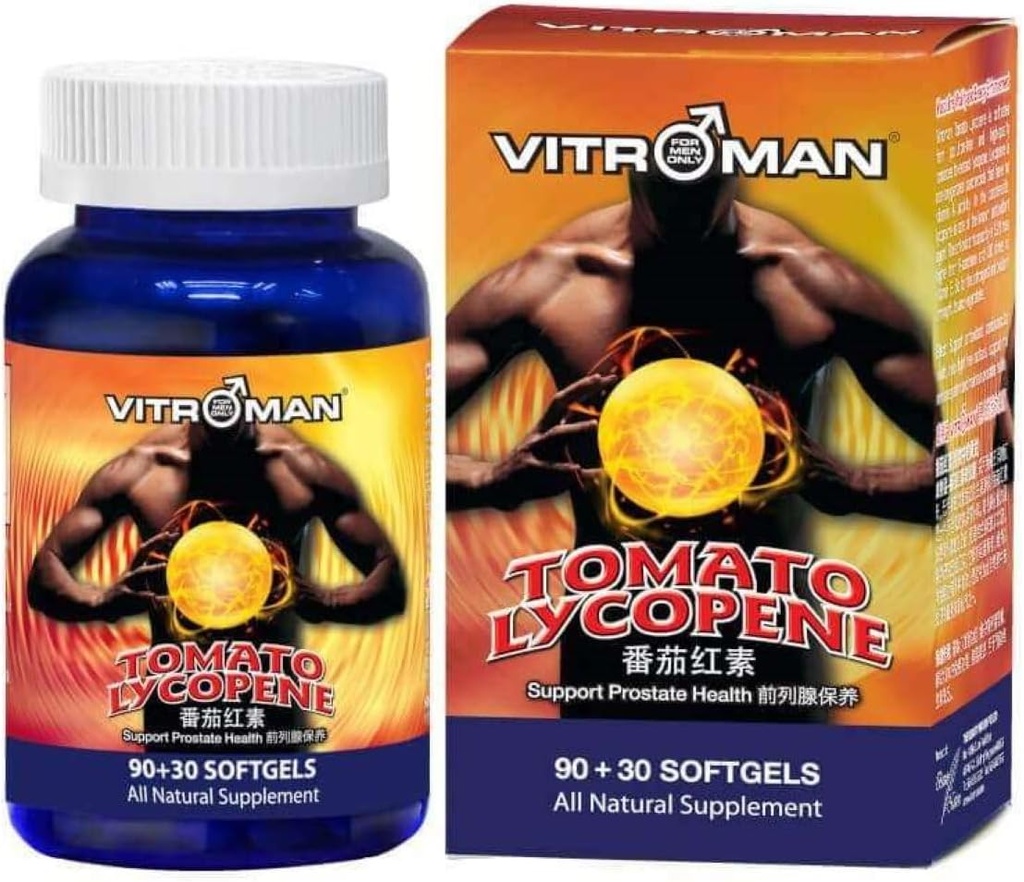 トマトのリコピン(120のsoftgels)、心臓血管サポート、優れた品質抗酸化剤 - 100%ナチュラルトマト - 前立腺の健康免疫システムサポートに最適です