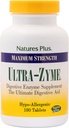 NaturesPlus Ultra-Zyme - 180錠 - 健康的な消化をサポートする酵素サプリメント - グルテンフリーグルテンフリー - 90サービング