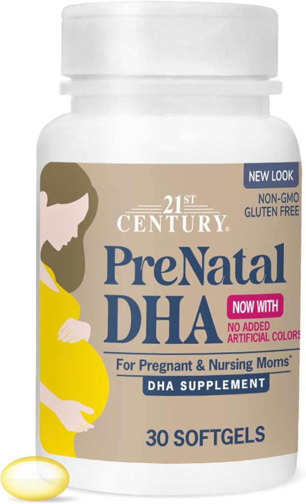 21st 世紀の PreNatal DHA Softgels, 30 カウント