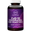 MRM Nutrition CoQ-10 Resveratrol レッドイーストライス | 心血管の健康をサポート | グルテンフリー | 非GMO | 30 Softgels