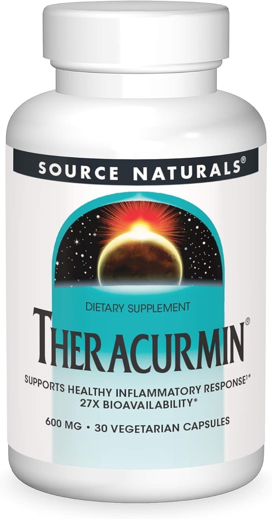 源のNaturalsのTheracurmin、サポート健康な炎症性応答*、600のmg - 30のベジタリアンのカプセル
