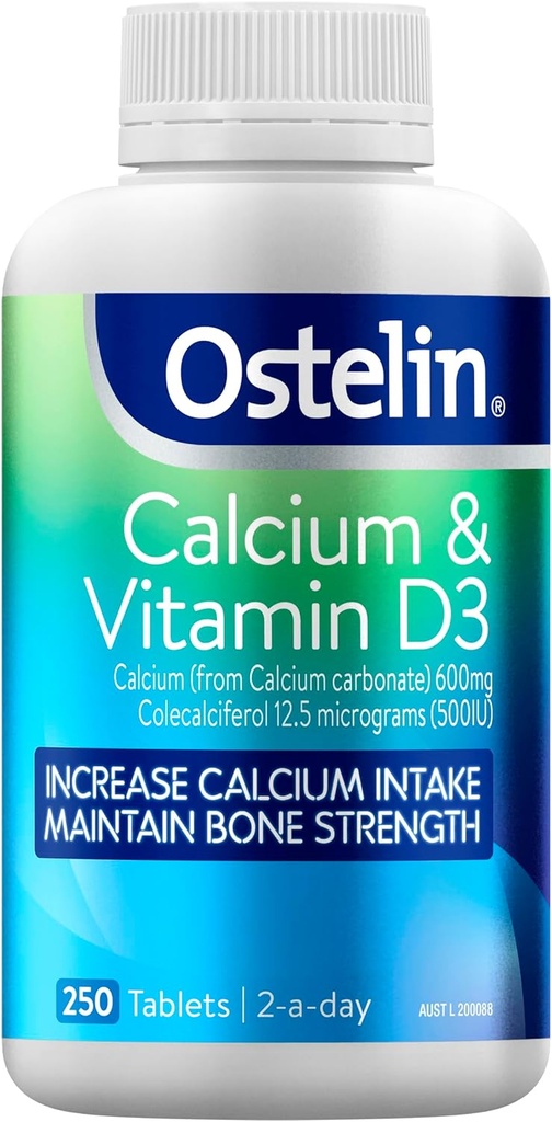 Vitamin D Plus Calcium x 250 Tablets