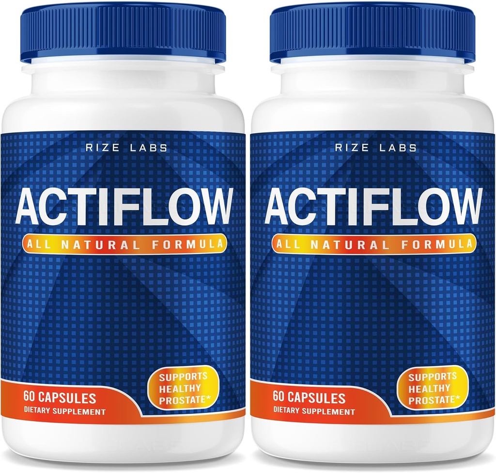 rize ラボ (2 パック) Actiflow カプセル, Actiflow Advancedl Supplement to Improve Well-Being, Actiflow 最大強度フォーミュラ, Actiflow 前立腺ヒース レビュー (120 カプセル)