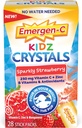 Emergen-C Kidzクリスタル、ビタミンC、ビタミンB、亜鉛、マンガン、スパークリーイチゴ - 28スティックパックとオンザゴー免疫サポートサプリメント