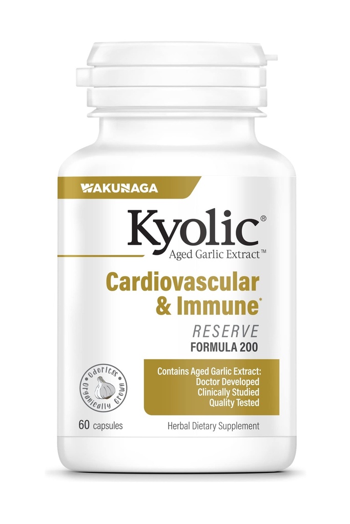Kyolicはニンニクのエキスの方式200の心臓血管を老化させました