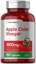 Horbäach Apple Cider Vinegar Capsules | 1800mg | 150 Pills | Non-GMO, Gluten Free Supplement