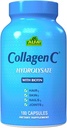 CollagenC - アルファビタミンによるビオチンとコラーゲン加水分解カプセル - 皮膚、爪、髪の若返りのためのアンチエイジング栄養サプリメント - Bone&マッスルをサポート - アメリカ製 - 180カプセル