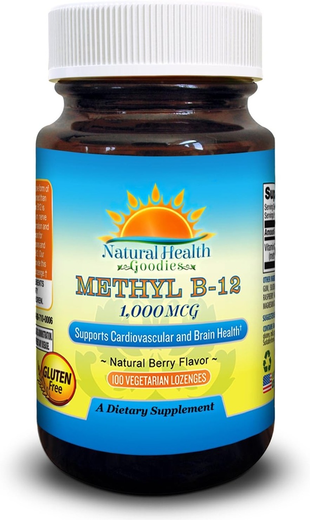 ビタミンB12 Methylcobalamin 1000のmcgのビーガンSublingual Chewable Lozenges