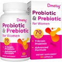 腟の Probiotics、女性のための 70 の鋼片 CFU のプロバイオティクス、腟、尿、pH バランス、免疫、腸及び消化器、膨脹の健康のための 13 インチ 1 人の女性 Probiotics - 2 か月の供給