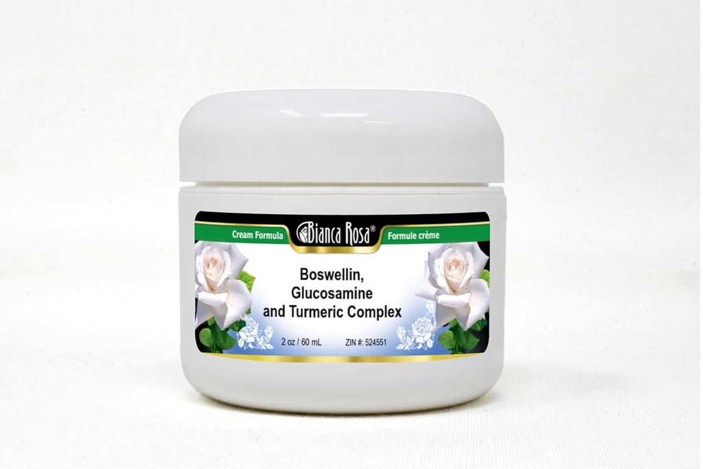 Bianca Rosa Boswellin, Glucosamine and Turmeric Complex Cream (2 oz, ZIN: 524551) - 3 Pack