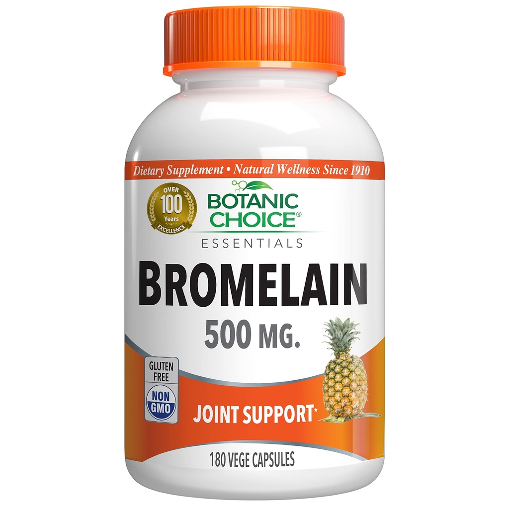 植物の選択のBromelain 500のmg、180のカプセル
