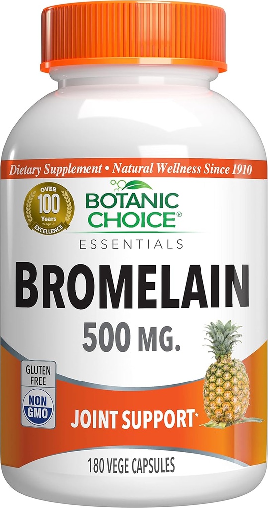 植物の選択のBromelain 500のmg、180のカプセル