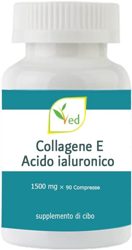 超純粋なコラーゲン1200mg及びヒアルロン酸90のタブレットの300mg。 タブレットごとの1500mg