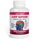 Nattura 5-HTP の最高-肯定的な気分、弛緩および食欲制御のための- 5-HTP の L チロシン、L ライン、ビタミン B6 の葉酸塩(葉酸)、ビタミン C (アスコルビン酸)、カルシウム- 90 のカプセルを使って
