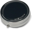 Black Purse Pill Box or Small Pill Box for Pocket. Convenient and Discreet, Great for Daily use or for Travel.