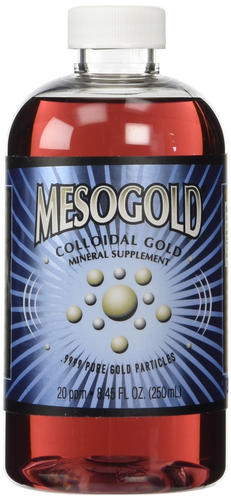 MesoGold® 20 ppmのコロイドの金250 mL/8.45 Oz