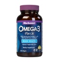 BlueBonnet栄養オメガ-3脳フォーミュラナチュラルワイルドキャッチトリグリセリドフォームDHA 1000mg EPA 210mg、高濃度認知健康&ウェルネスサポートサプリメント、グルテンフリーSoftgel、イエロー/クリア、レモン、120カウント