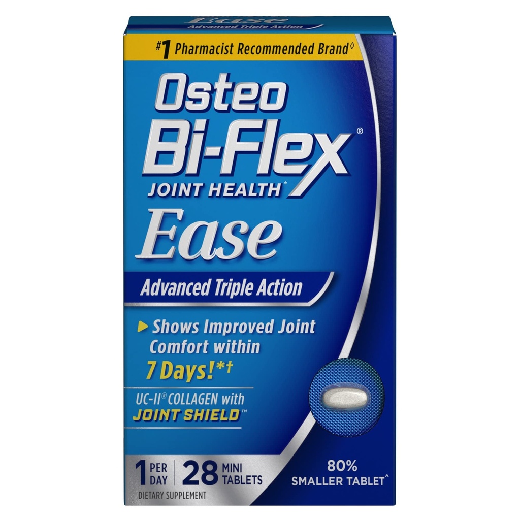 Osteo Bi-Flexの共同健康の消去の高度の三重行為の小型タブ- 28のctのパック3