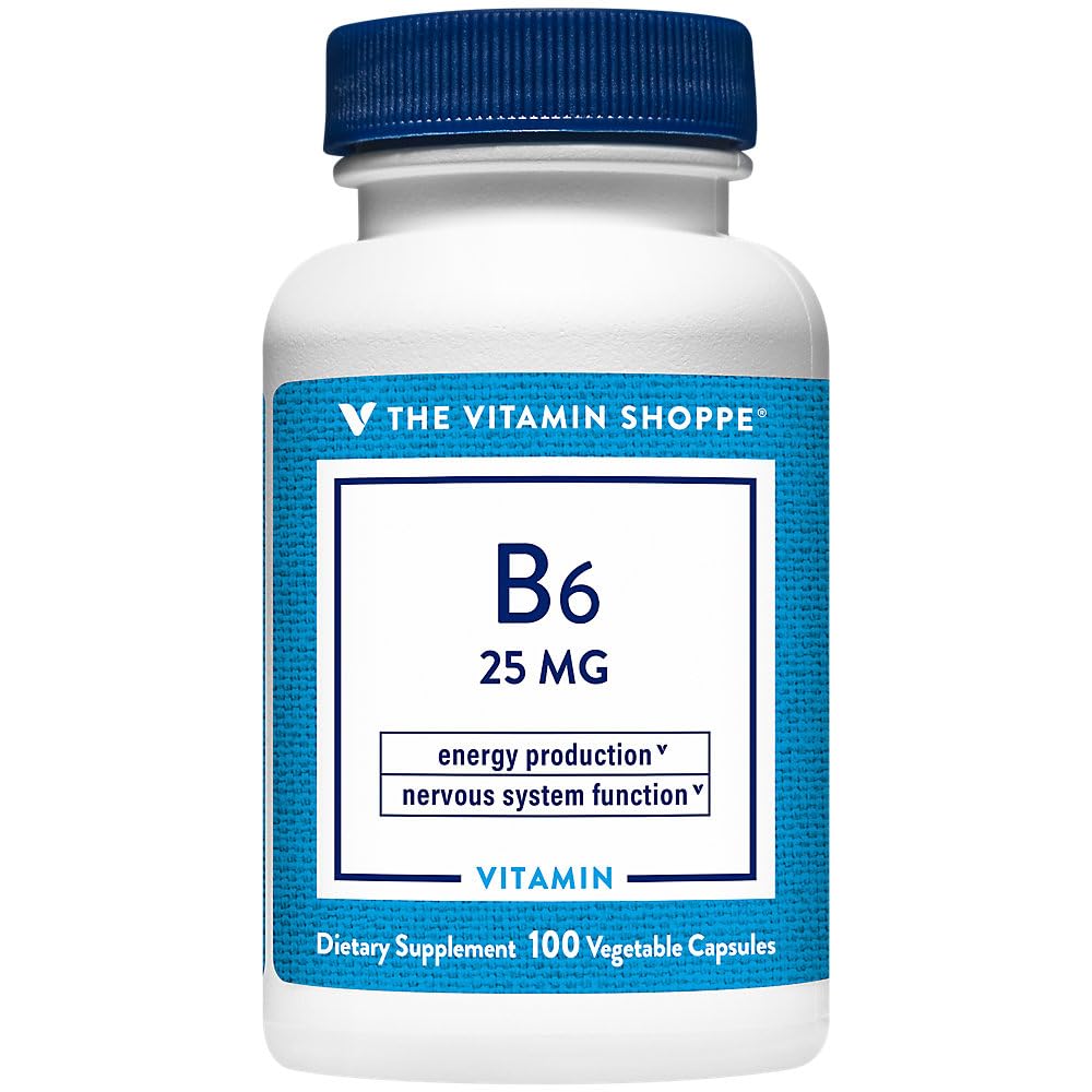 ビタミンB6は25 MG (100の野菜カプセル)のエネルギー生産を支えます