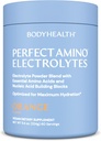 BodyHealth PerfectAmino Electrolytes Powder No Sugar, Keto Sugar Free Fasting Electrolytes Drink Mix, Hydration Powder with Trace Minerals - Orange - 60 Servings