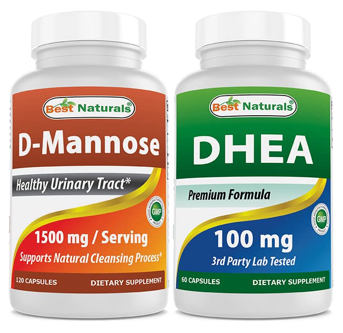ベストナチュラルD-Mannose 1500mg&DHEA 100mg