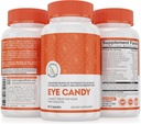 レガシーのウェルネスの目のキャンデーの目のビタミンLutein、Zeaxanthin、Calcium、Biotin、銅、亜鉛丸薬+老化の大人+の目の緊張の視野の健康をToo Muchスクリーンの時間、乾燥した目の補足から支えて下さい