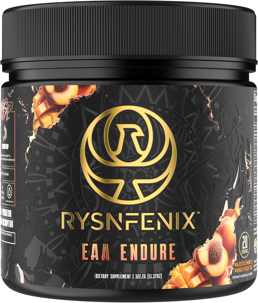 EAA Endure - 11g EAA + Astragin&ブラックペッパーエキス付きBCAA強化アミノ酸吸収&水力電解液 | 25サービング(マンゴピーチティー)