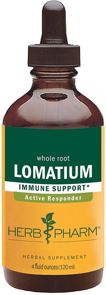 Herb Pharm Lomatium Liquid Extract for Immune System Support - 4 Ounce
