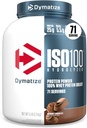 Dymatize ISO100の乳白色蛋白質の粉の隔離剤、グルメ チョコレート、蛋白質の25g、5ポンド、5.5g BCAAsのより少し120 Cal。、グルテンフリーのグルテン、1g脂肪、1g砂糖、2g Carb (71のサービング)