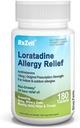 Allergy Relief, Loratadine 10mg, 180 Tablets – 24 Hour Non-Drowsy Antihistamine Allergy Medicine
