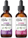 ワイルド&オーガニックミルクアザミ2 fl oz & 肝臓クレンジングチンチャー2 fl oz