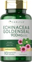 Carlyle Echinacea ゴールデンシール カプセル | 110 カウント | 900mg | ベジタリアン・非GMO・グルテンフリー・グルテンフリー対応カプセル