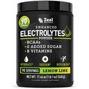 ゼールナチュラルズ電解液パウダー回復ドリンク(90サービング | レモンライム) w 0 砂糖 +BCAAs +B-ビタミン 電解液サプリメント w カリウム亜鉛 & マグネシウム 給水用 - Keto Electrolytes