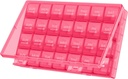 TookMag Monthly Pill Organizer 28 Day Pill Box, Travel Medicine Pill Organizer, Large 4 Weeks 1 Month Pill Cases with Dust-Proof Container for Pills/Vitamin/Fish Oil/Supplements
