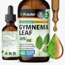 BIO KRAUTER Gymnema Sylvestre エキス ドロップ - アルコールと砂糖 無料 - ビーガン Gymnema リーフ エキス 2 Fl.Oz.