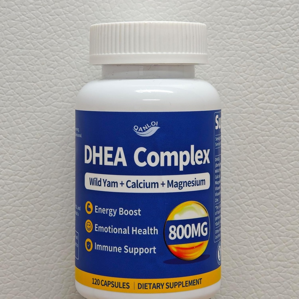 DHEA 200mgの補足-エネルギー、代謝、免除- 120のカプセルを支えて下さい