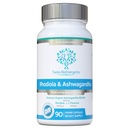 L-テアニンとロディオラ&アシュワガンダ - 受賞アシュワガンダKSM-66 600mg & 1500mg Rhodiola (3% Rosavins - 1% Salidrosides) 全ルート同等 - 適応性コンボ - 人工的な注入口無し