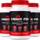 (3 Pack) Vigor Fix Male Supplement, VigorFix Pills for Men, Daily Nutrition for Overall Health and Wellness, Vigor Fixed Support Capsules for Confidence and Energy, Reviews (180 Capsules)