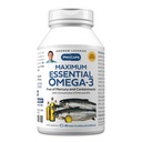 ANDREW LESSMAN 最大エッセンシャルオメガ-3 フラヴール、60 ソフトゲル - 超純正オメガ-3 魚油 1200 mg 高 DHA、水銀サプリメント - 小さい、簡単にスワローフィッシュオイルカプセル