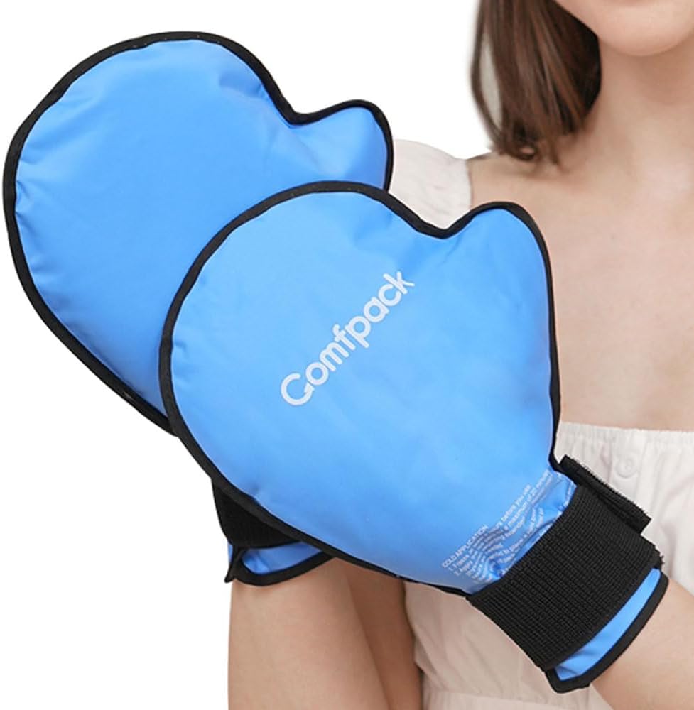 痛みの軽減のための手の氷のパックの手袋、2のパックの化学療法の神経症、Carpalのトンネル、関節炎、膨張、労働手のためのゲルのアイスパックのための完全な冷たい療法の手袋
