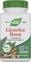 Nature's Way Licorice Root, 伝統的な消化管サポートサプリメント*, 900 mg/ 2カプセルサービング, 非GMOプロジェクト検証, 100 ビーガンカプセル (パッケージ 5 月 Vary)