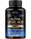 アルファリポ酸600mg - Nerve、エネルギー及び代謝サポートのためのALAの補足の酸化防止剤-Benfotiamine、B1及びB12の余分強さ-テストされる実験室非GMO及びビーガン- 120のカプセル、2か月の供給