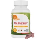 Zahler Energizer - FolateおよびB12の補足-速い分解のチェリーの味のロゼンジは1360 mcgの葉酸+ 1000のmcgのメチルのビタミンB12 (90の計算)の二重ビタミンのメチル化されたB12及び葉酸塩の補足を乾燥します