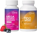 Microbiome Labsキッズ&ペットプロバイオティックバンドル - 子供のためのメガスポアバイオティック+ FidoSporeは、犬や猫のためのプロバイオティクスをベースとした