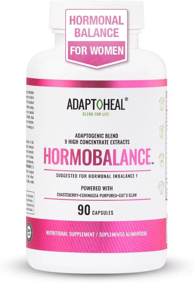 Hormone Balance for Women – Menopause & PMS Support Supplement – Adaptogens for Female Balance & Wellness – 90 Vegan Capsules