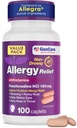 GenCareアレルギーの救済の丸薬 - Fexofenadine 180mg 24 時間非眠気のアレルギーの薬の抗ヒスタミンは、Allegraに比較します 24 時間 不幸な目のための非眠気の丸薬, Runny Nose, Hives (100 カウント)