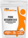 BulkSupplements.comピュアシアノコバラミン(ビタミンB12)パウダー - B12ビタミン - B12ビタミン - ビーガンビタミン - B12シアノコバラミン - B12サプリメント - エネルギービタミン(10グラム - 0.35オンス)