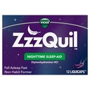 ZzzQuil、夜間睡眠の援助のLiquiCaps、25のmg Diphenhydramine HCl、No.1睡眠援助のブランド、非習慣の形成、落下睡眠の速い、12