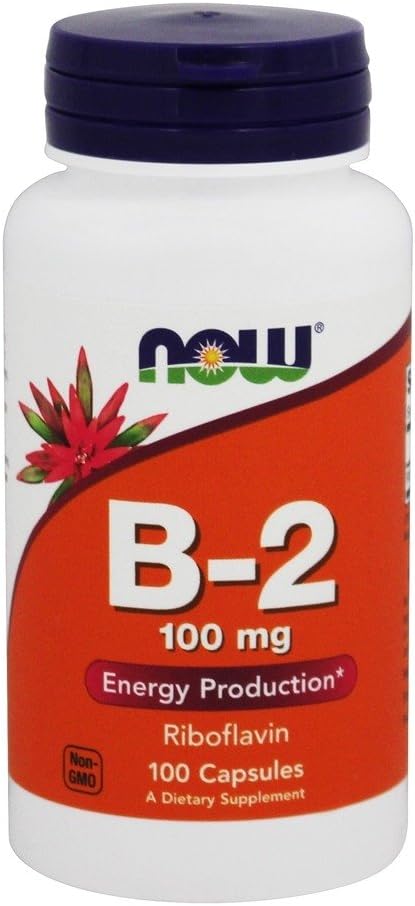 NOWの食糧B-2 -- 100のmg - 100のカプセル
