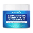 Seborrheic Dermatitis Psoriasis Cream: Antifungal Treatment - Traditional Herbal Infused - Relief for Flaking Irritated Scalp Skin - Steroids Free Lasting Result 3.4 Oz